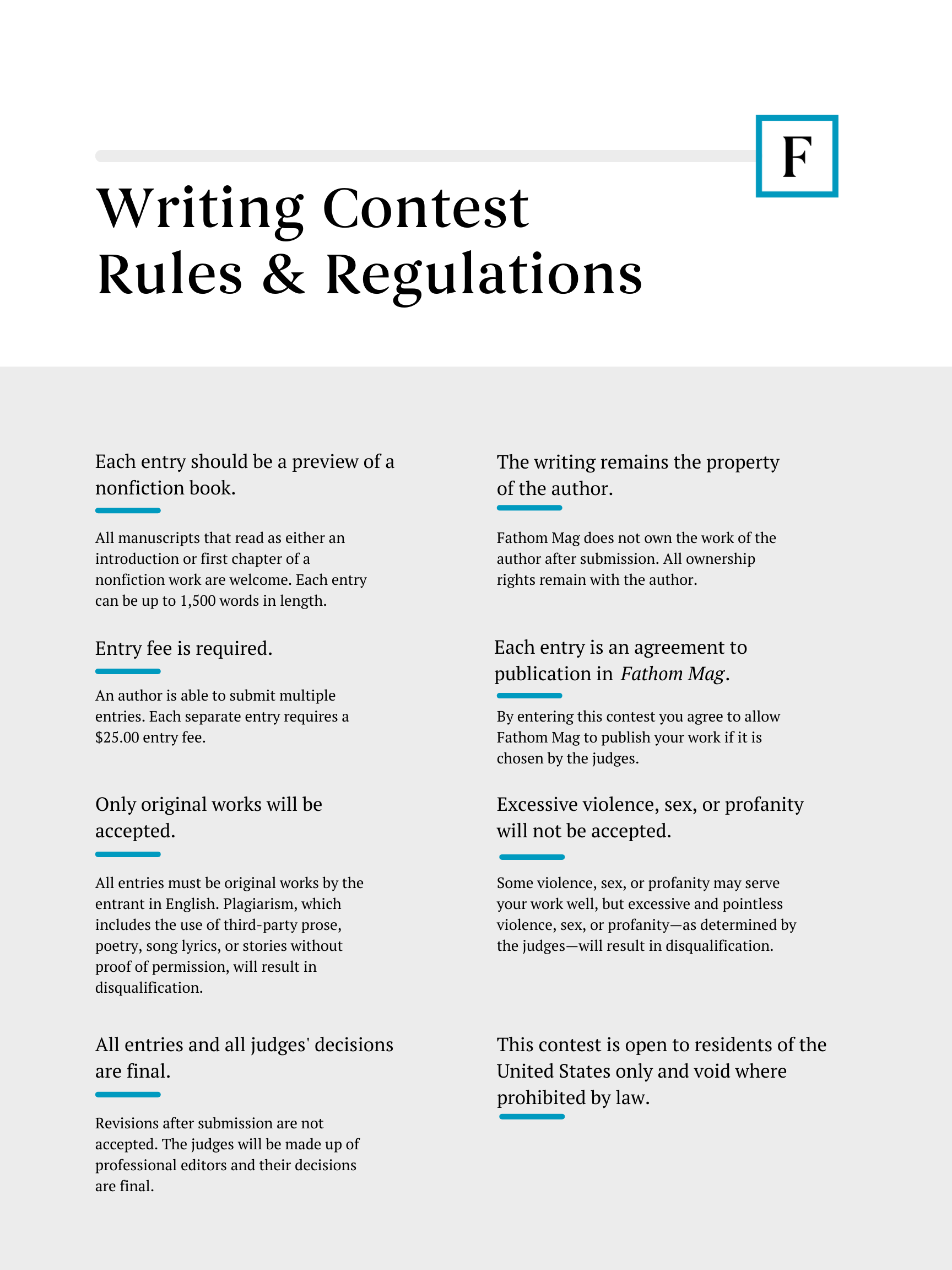 rules essay writing competition